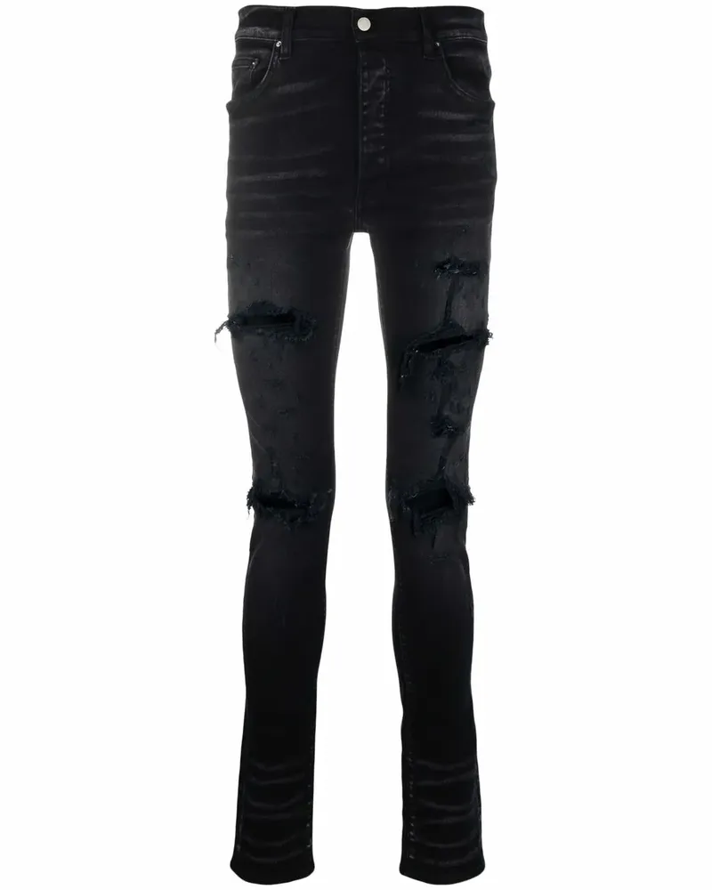Amiri Trasher Plus Skinny-Jeans - Schwarz Schwarz