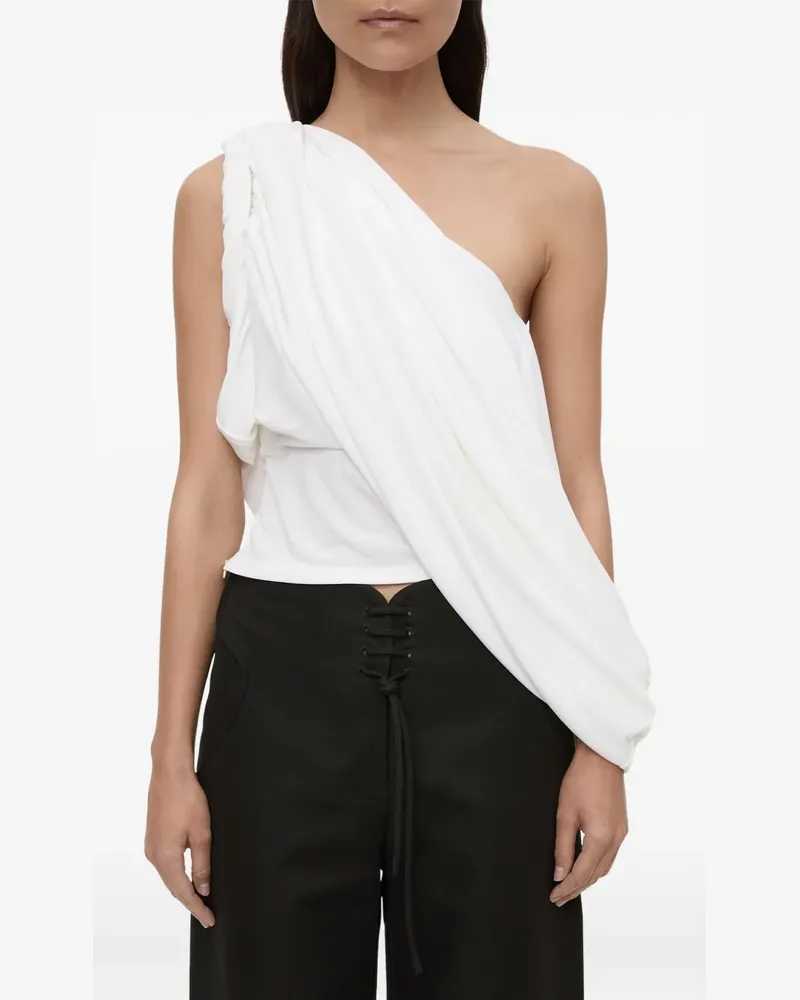 Christopher Esber Drapiertes Aiba One-Shoulder-Top - Schwarz Schwarz
