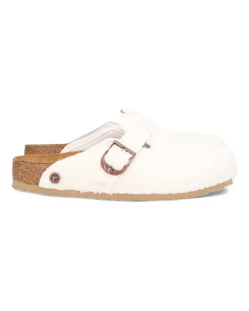 Birkenstock Boston wool mules - Nude Nude