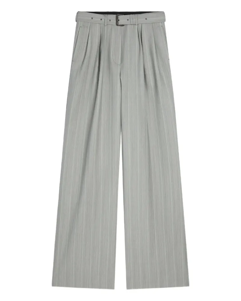 Dries van Noten Hose mit Nadelstreifen - Grau Grau