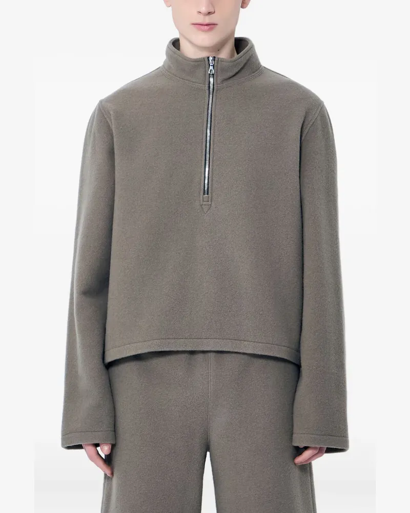 Rier Fleecepullover mit Reißverschluss - Nude Nude