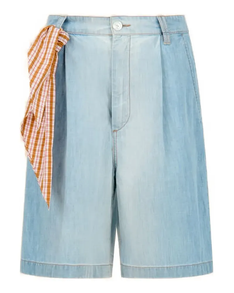 Marni Shorts mit Bundfalten - Blau Blau