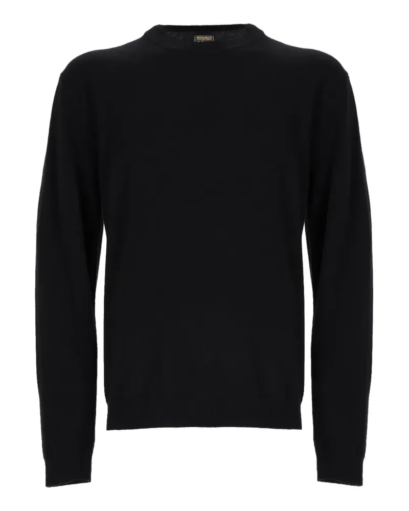 Woolrich Pullover mit Rundhalsausschnitt - Schwarz Schwarz