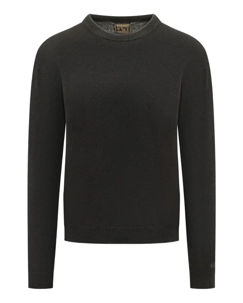 Woolrich Pullover mit Rundhalsausschnitt - Schwarz Schwarz