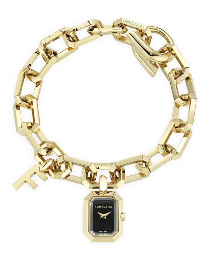 Ferragamo Charm 16.6mm watch - Schwarz Schwarz