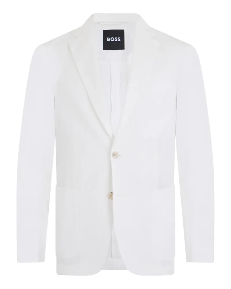 HUGO BOSS single breasted blazer - Weiß Weiß