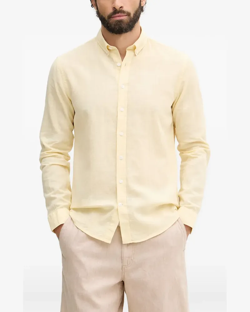 Lindbergh long-sleeve shirt - Gelb Gelb