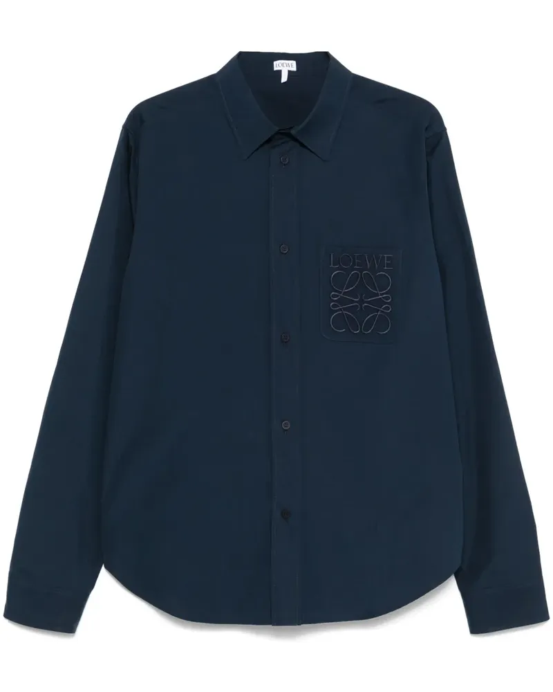 Loewe Klassisches Hemd - Blau Blau