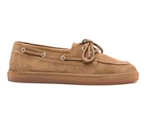 lace-up loafers - Braun