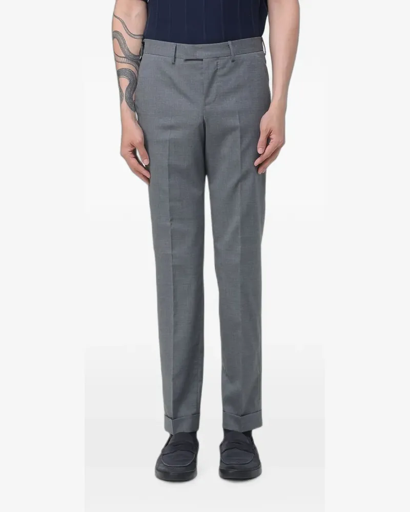 PT TORINO tailored pressed-crease trousers - Grau Grau