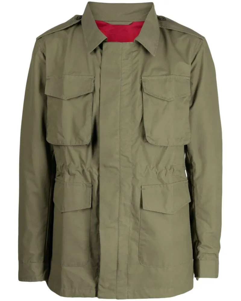 Leathersmith of London M65 Jacke im Military-Look Grün