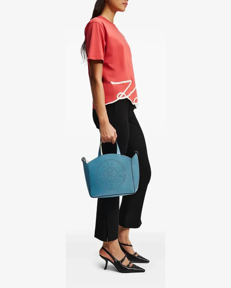 Karl Lagerfeld Kleine K/Circle Handtasche - Blau Blau