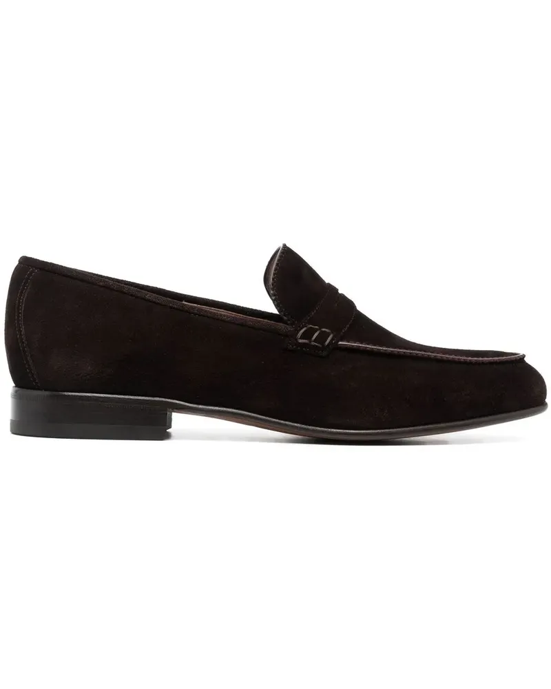 Ferragamo Penny-Loafer aus Wildleder - Braun Braun
