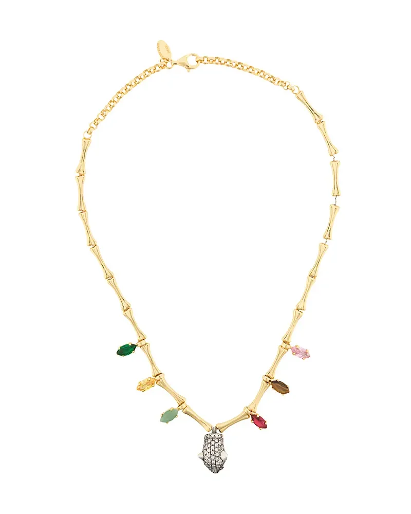 IOSSELLIANI Puro Cheetah' Halskette - Gold Gold