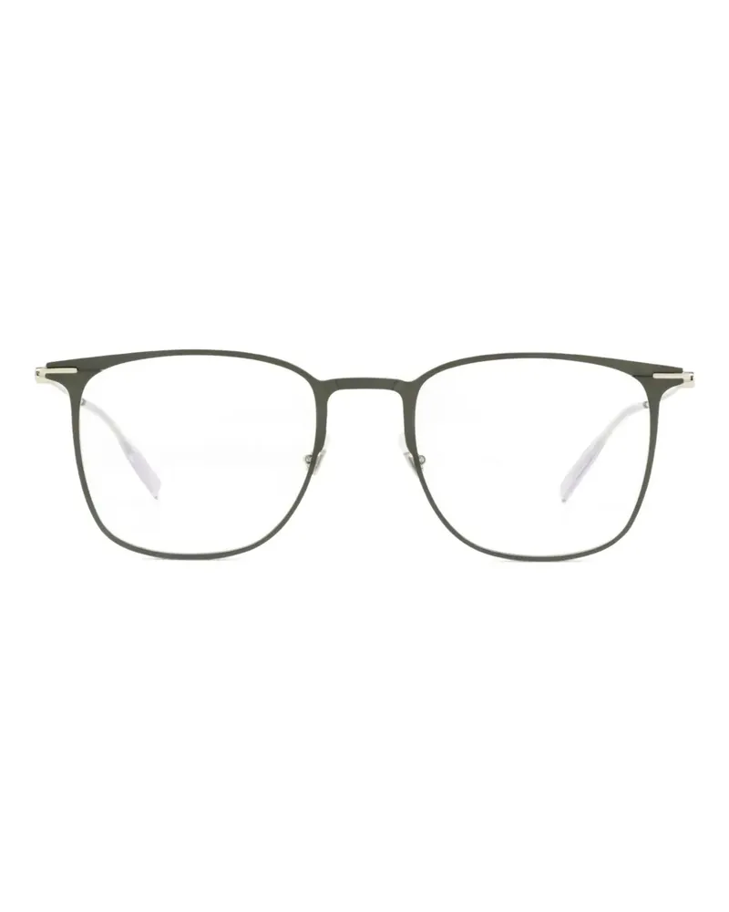 Montblanc Brille mit eckigem Gestell - Grau Grau