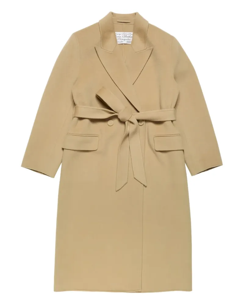 Acne Studios belted coat - Nude Nude