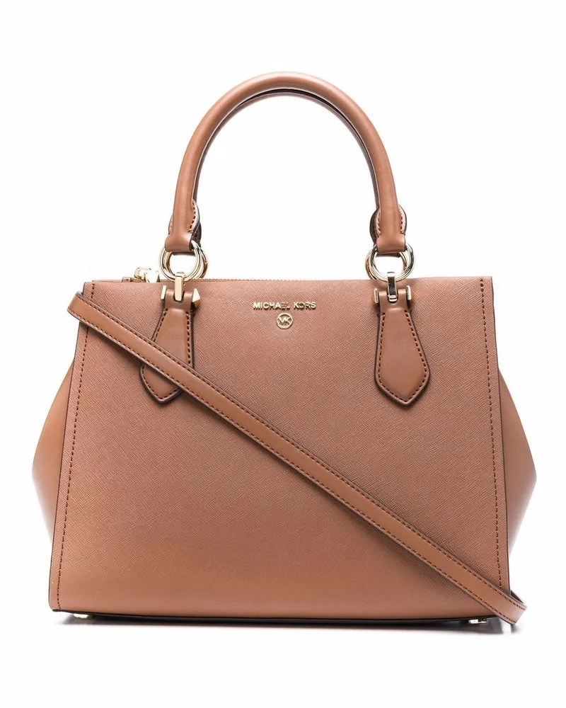 Michael Kors Mittelgroße Marilyn Handtasche - Braun Braun