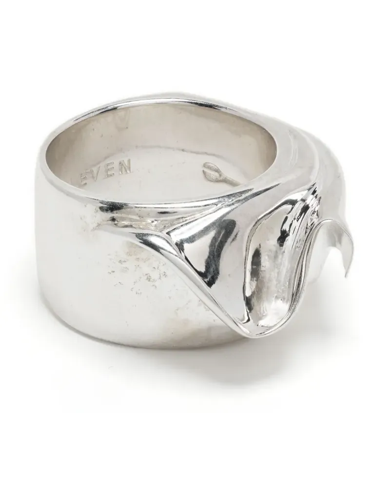 CAPSULE ELEVEN Pharaos Robes Ring - Silber Silber