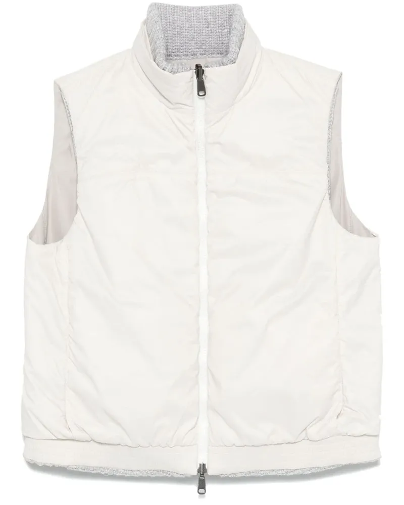 Brunello Cucinelli Wendbare Weste - Grau Grau