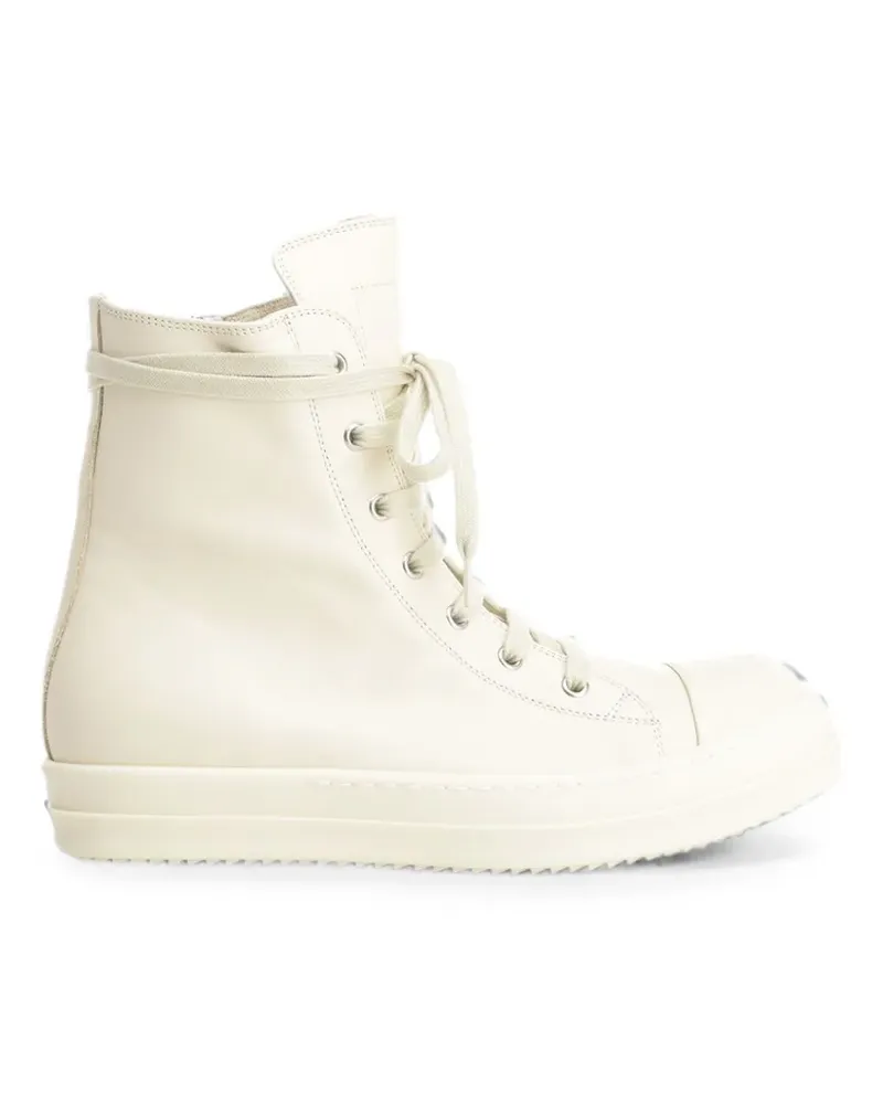 Rick Owens high-top lace-up sneakers - Nude Nude