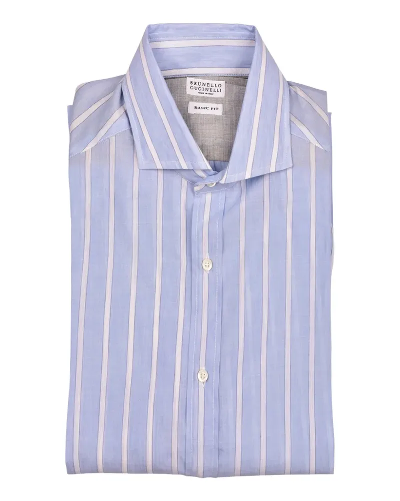 Brunello Cucinelli striped shirt - Blau Blau