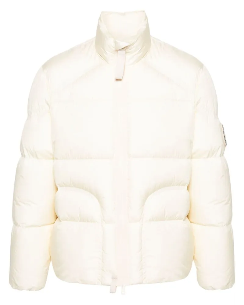 Moncler Chaofeng Daunenjacke mit Logo-Patch - Nude Nude