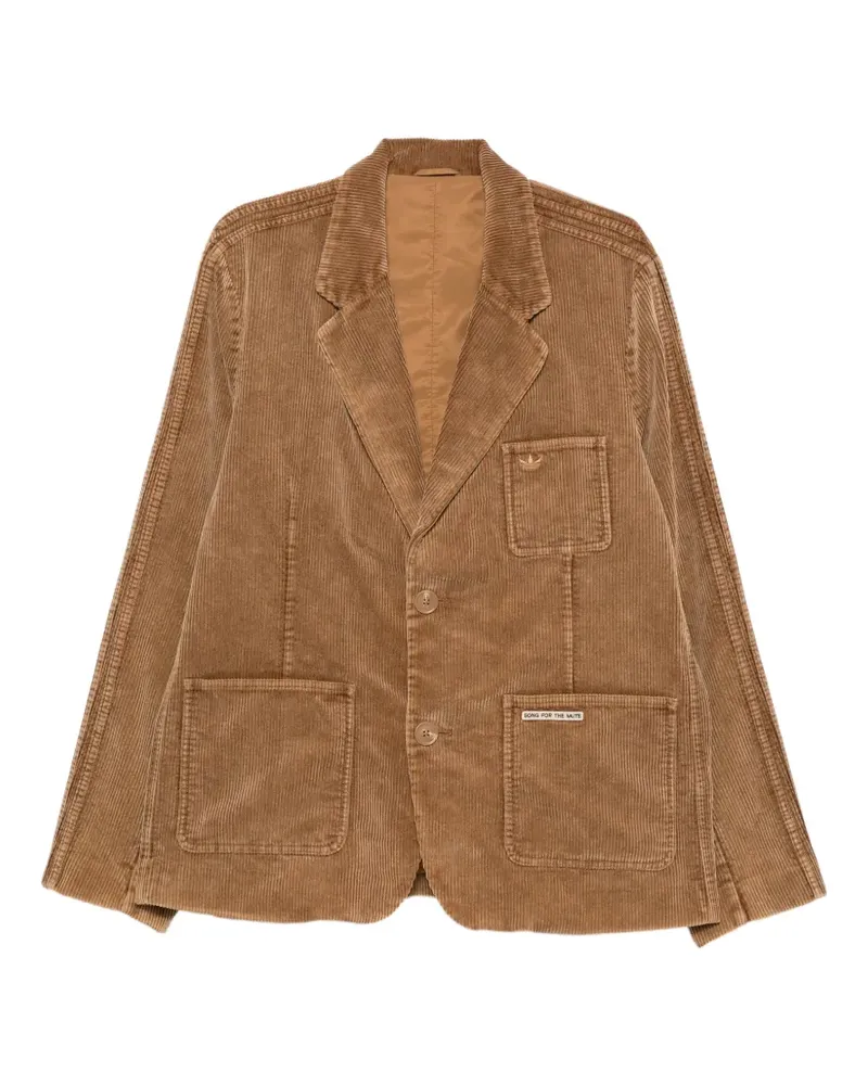 adidas x Song for The Mute corduroy patch-pocket jacket - Braun Braun
