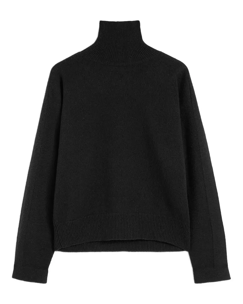Jil Sander Pullover mit Stehkragen - Schwarz Schwarz
