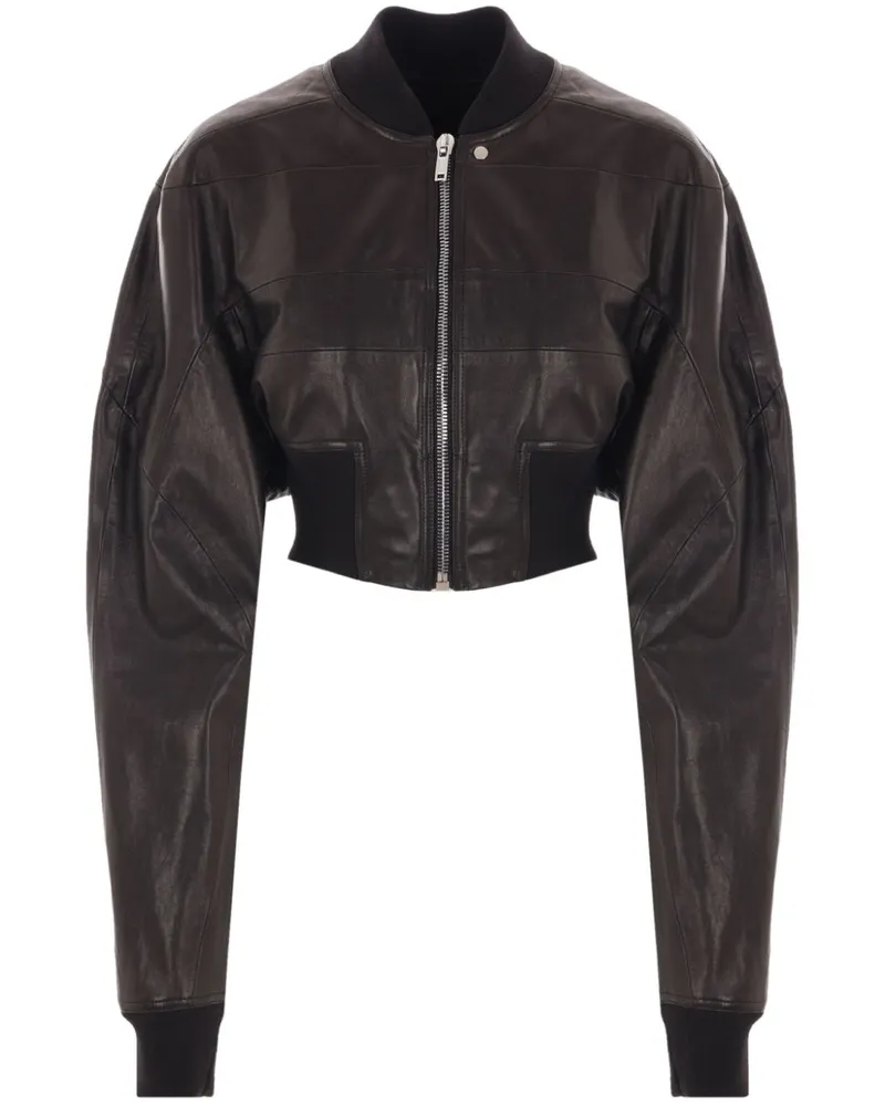 Rick Owens Girdered Jacke - Schwarz Schwarz