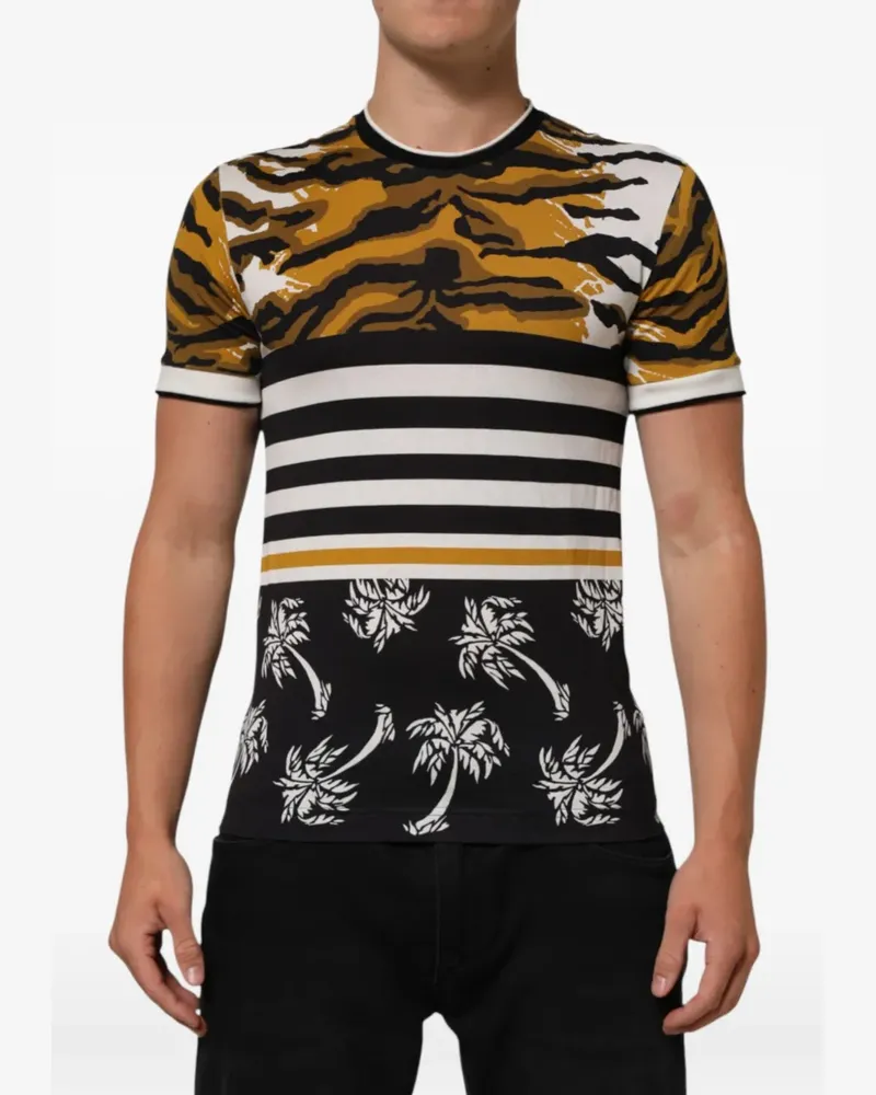 Dolce & Gabbana T-Shirt mit Print - Mehrfarbig Mehrfarbig