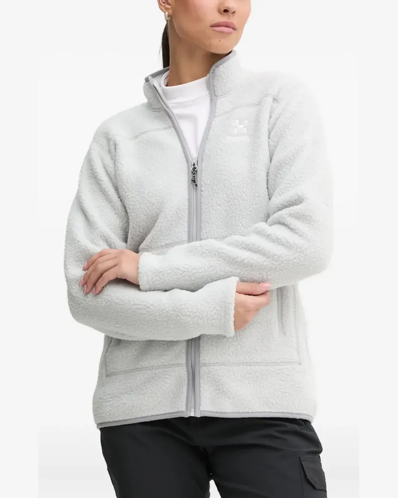 Haglöfs Mossa Pile fleece-texture jacket - Grau Grau
