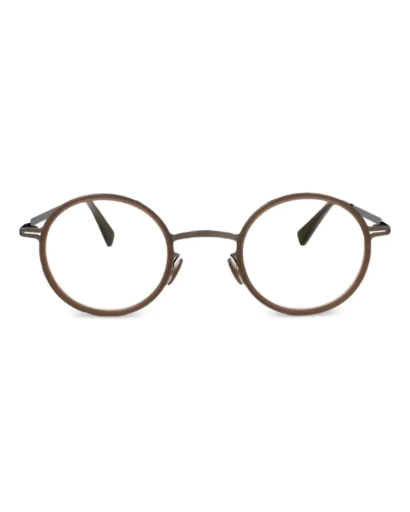 Mykita Eetu Sonnenbrille mit rundem Gestell - Braun Braun