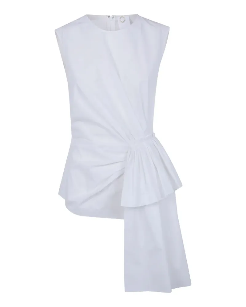 Mantù Trägershirt mit Schnürung - Weiß Weiß