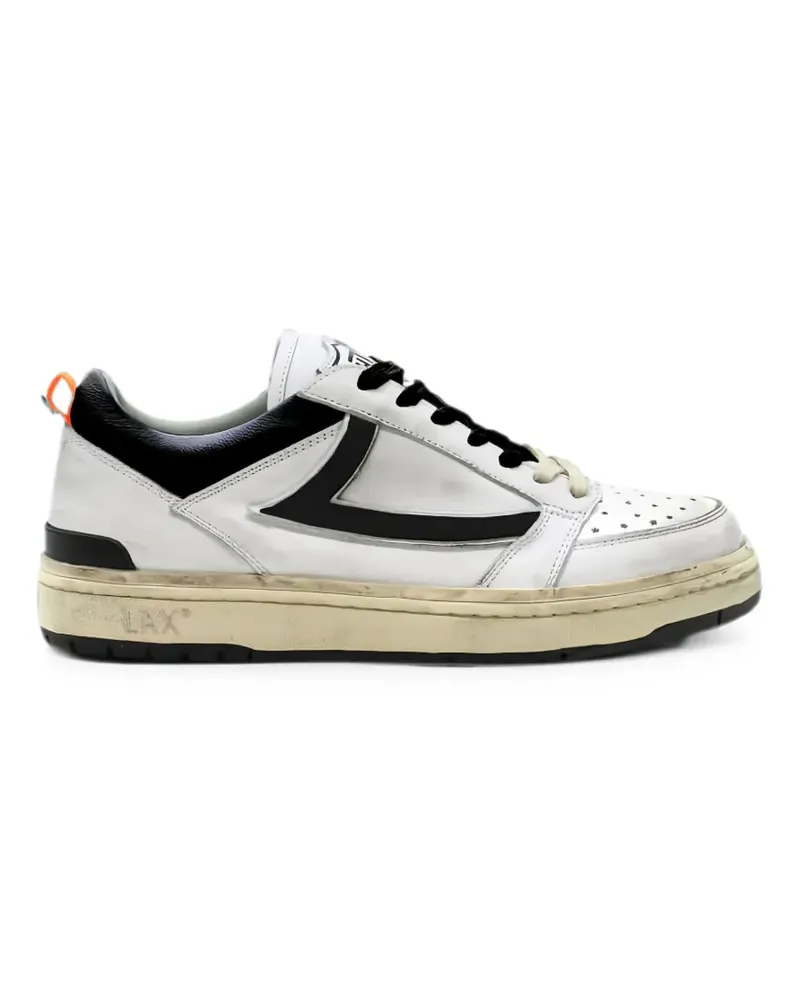 HTC Hollywood Trading Company Starlight perforated leather sneakers - Weiß Weiß