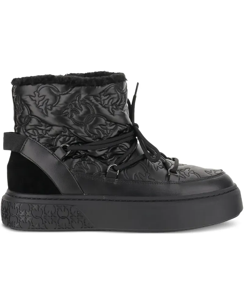 Pinko Gesteppte Plateau-Stiefel - Schwarz Schwarz