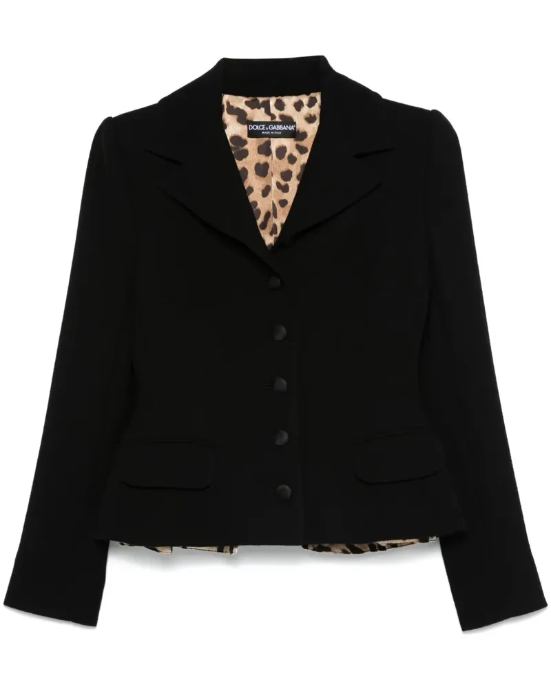 Dolce & Gabbana Krepp-Blazer - N0000 BLACK N0000