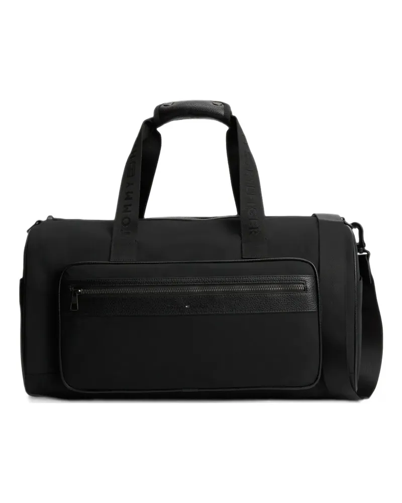 Tommy Hilfiger Reisetasche mit Logo-Riemen - Schwarz Schwarz