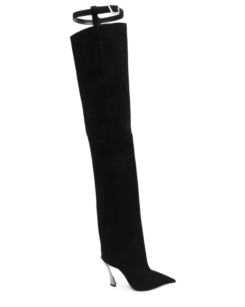 Thierry Mugler Gater Stiefel 95mm - Schwarz Schwarz