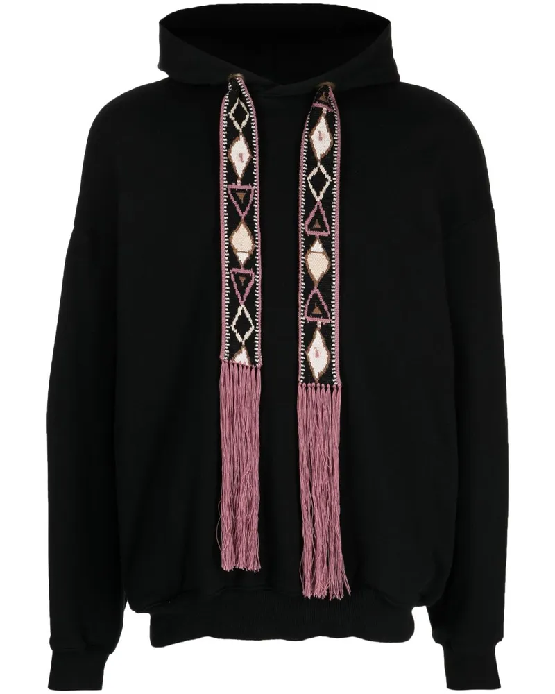 KAPITAL Maldives Fleece-Hoodie - Schwarz Schwarz