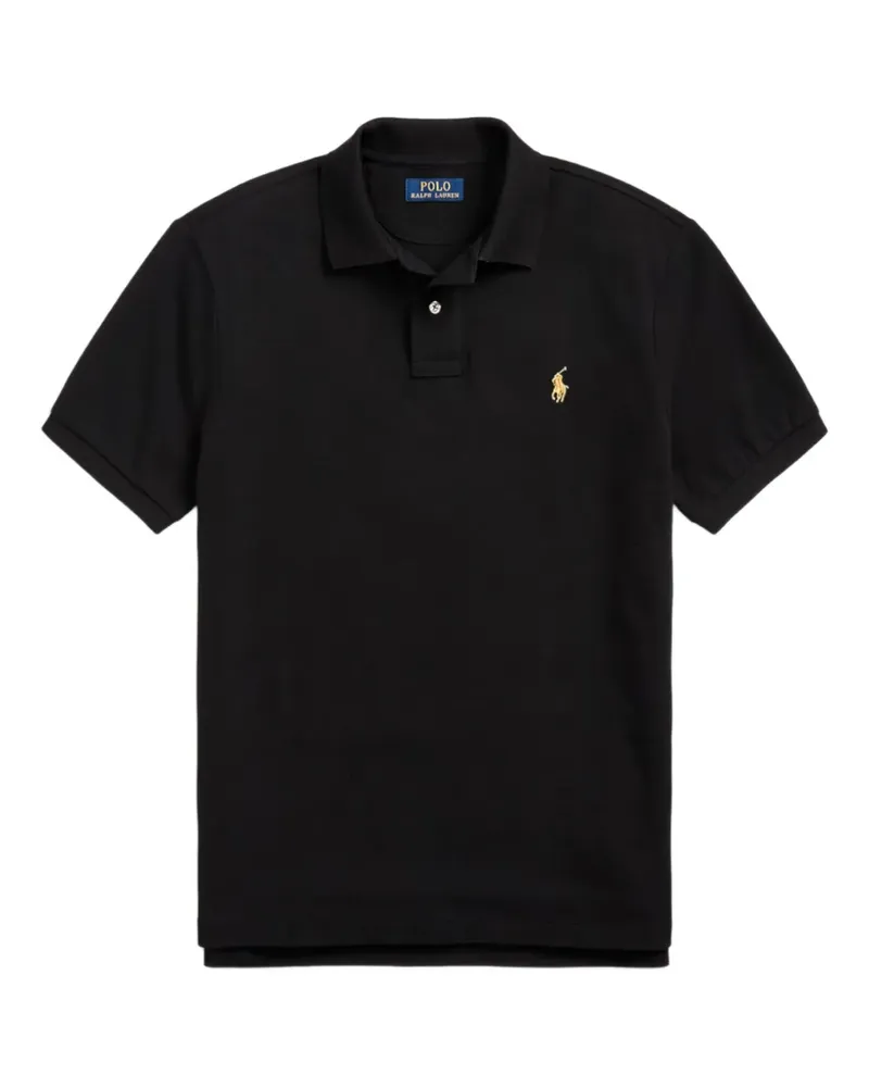 Ralph Lauren Poloshirt mit Polo Pony - Schwarz Schwarz