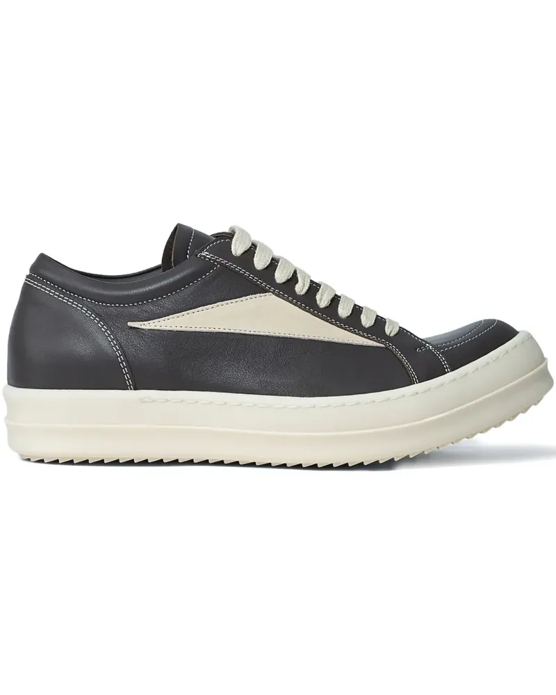 Rick Owens Sneakers mit Wildledereinsätzen - Schwarz Schwarz