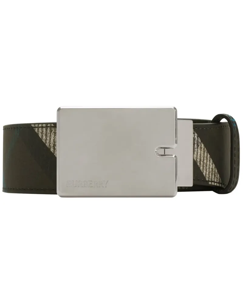Burberry Wendbarer Gürtel mit Check - Schwarz Schwarz