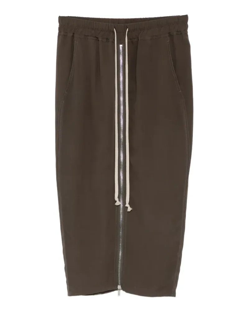 Rick Owens Pillar midi skirt - Braun Braun