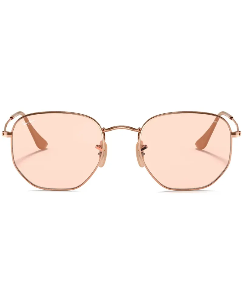 Ray Ban Hexagonal Flat' Sonnenbrille - Metallic Metallic