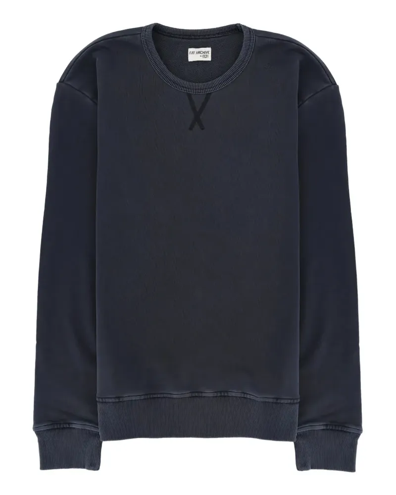 Fay crew-neck sweatshirt - Blau Blau