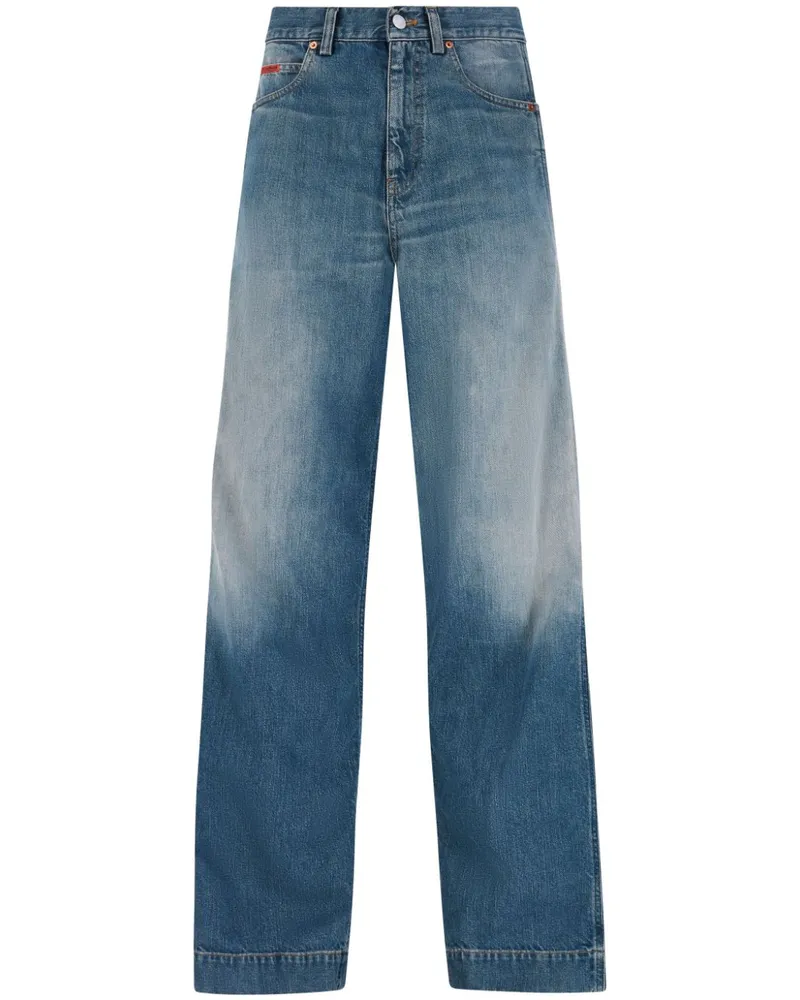 Martine Rose Sports Jeans - Blau Blau