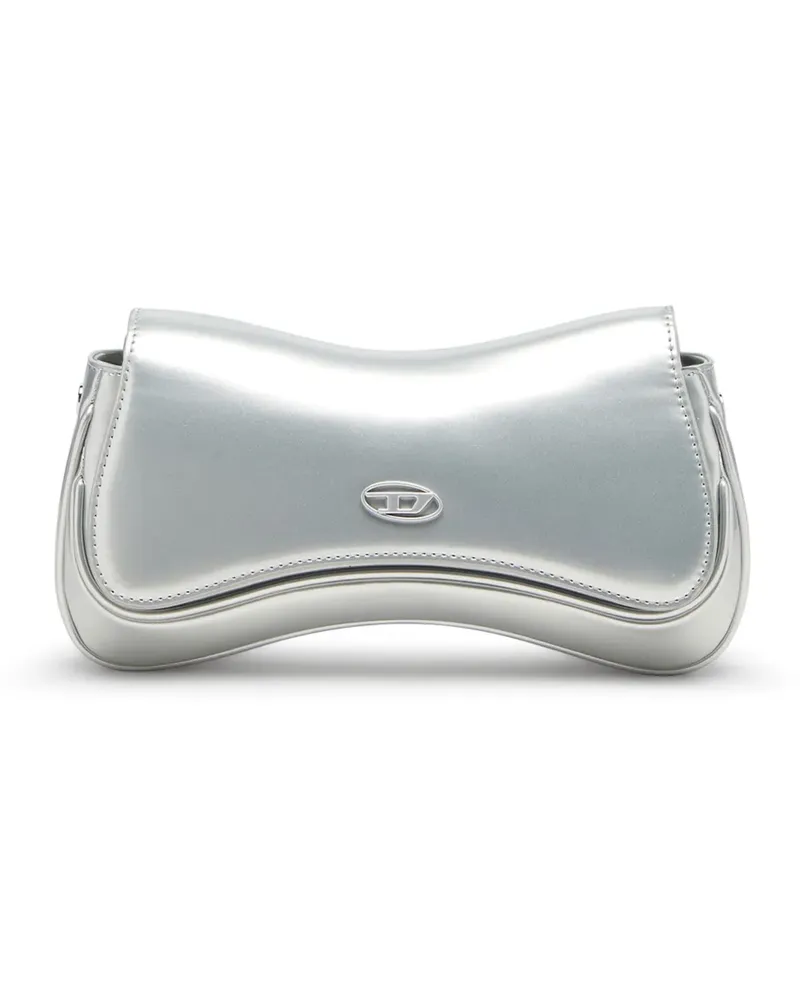 Diesel Clutch mit Logo-Schild - Silber Silber