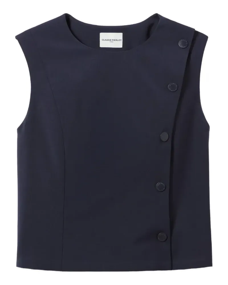 Claudie Pierlot asymmetrischer Verschluss - Blau Blau