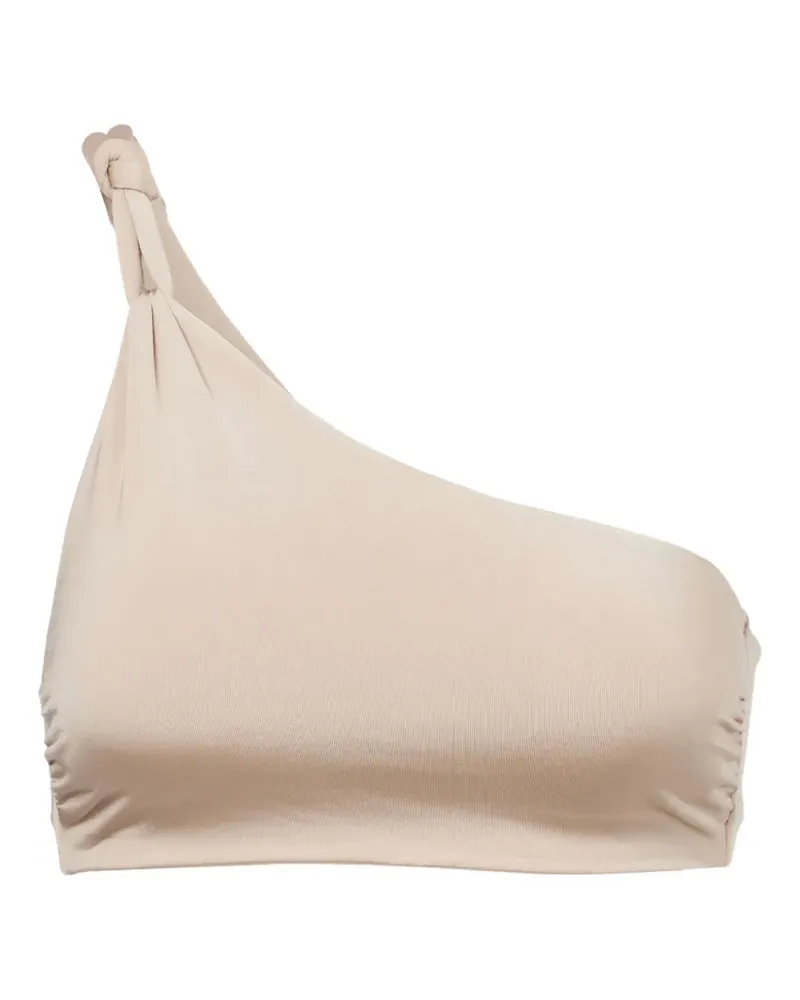 Max Mara Alisia one-shoulder bikini top - Nude Nude