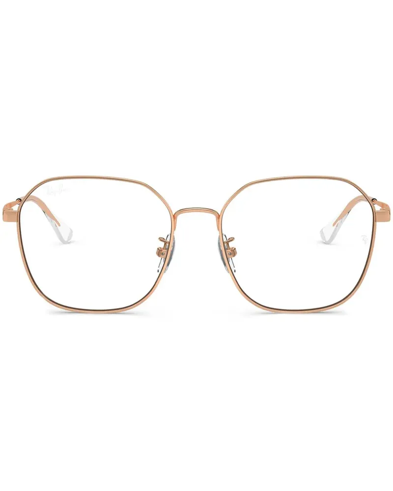 Ray Ban Brille mit geometrischem Gestell - Rosa Rosa